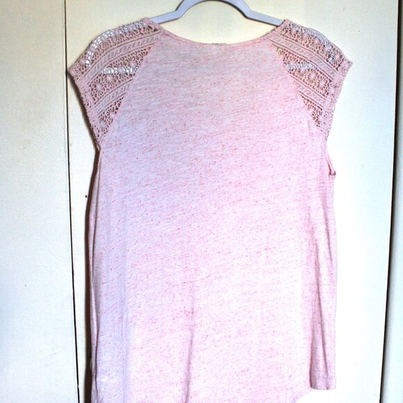 Bleu Grey -  Sleeveless T-Shirt in Light Pink, Size L - Picture 1 of 8